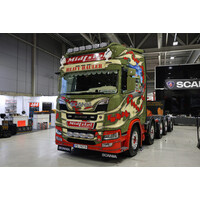 WSI Scania R Highline 8x4 with add on axle MIDTSTØL