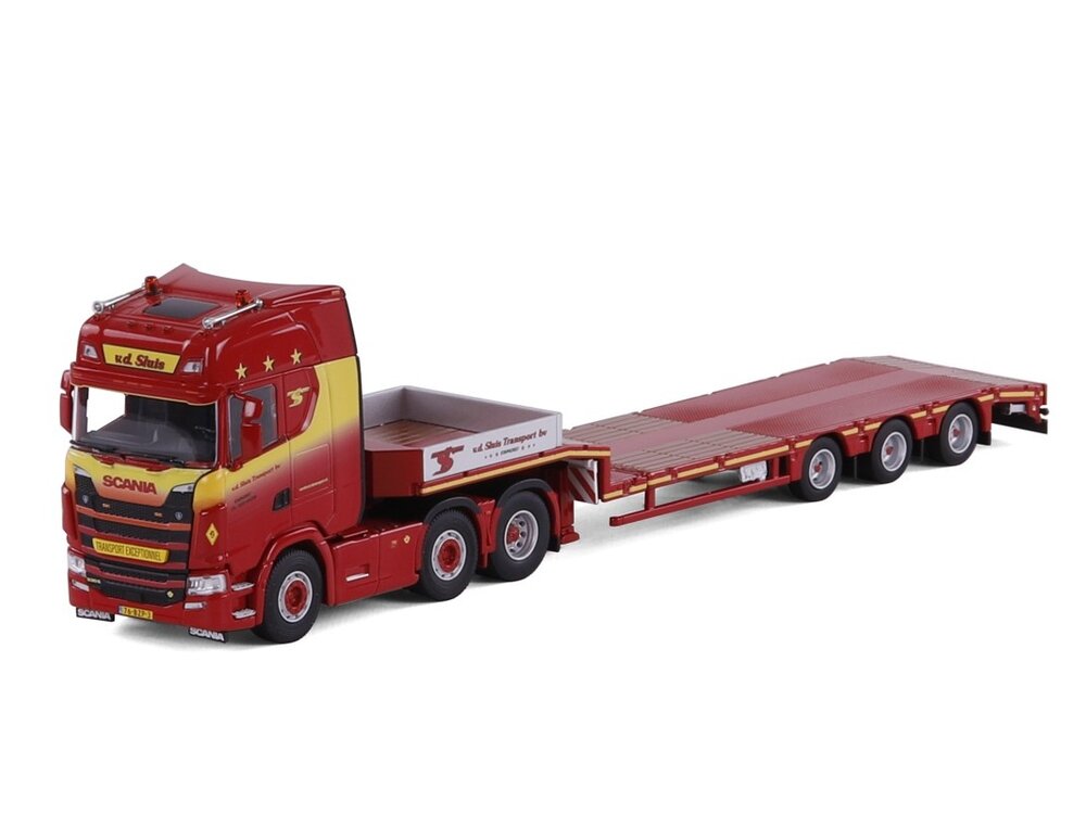 Cavallino Cavallino Scania S Highline 6x2 met 3-as semi dieplader VAN DER SLUIS STAPHORST