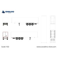 Cavallino 3-as Kasten oplegger Basic Line