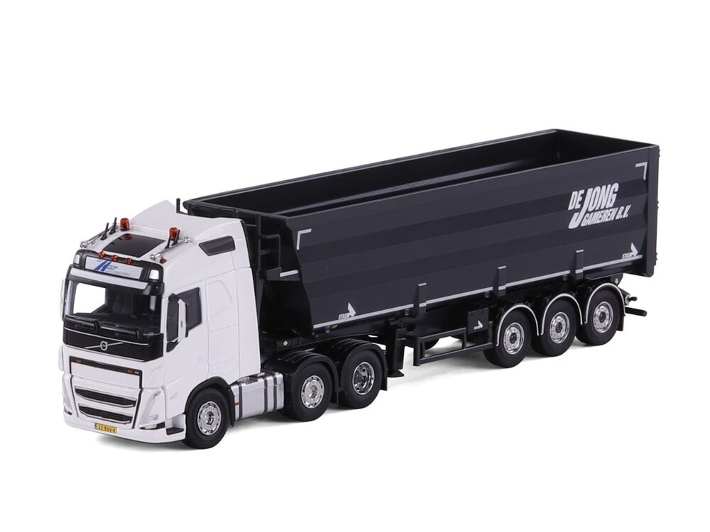 Cavallino Cavallino Volvo FH5 Glob. 6x2 with 3-axle tipper trailer DE HOOP Wegtransport - DE JONG Gameren