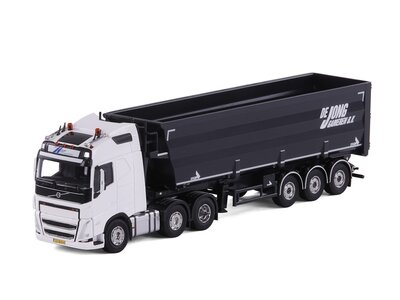 Cavallino Cavallino Volvo FH5 Glob. 6x2 with 3-axle tipper trailer DE HOOP Wegtransport - DE JONG Gameren