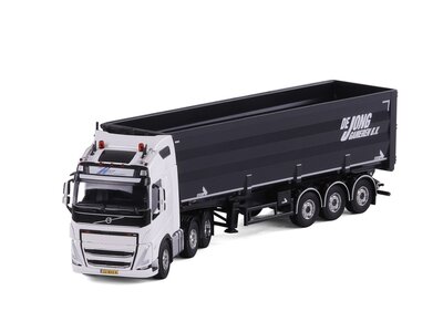 Cavallino Cavallino Volvo FH5 Glob. 6x2 met 3-as schroot kipper oplegger DE HOOP Wegtransport - DE JONG Gameren