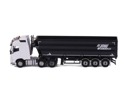 Cavallino Cavallino Volvo FH5 Glob. 6x2 with 3-axle tipper trailer DE HOOP Wegtransport - DE JONG Gameren