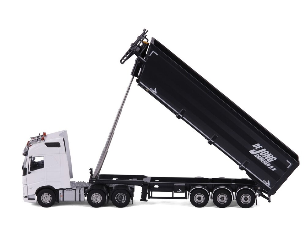 Cavallino Cavallino Volvo FH5 Glob. 6x2 met 3-as schroot kipper oplegger DE HOOP Wegtransport - DE JONG Gameren