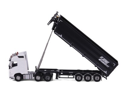 Cavallino Cavallino Volvo FH5 Glob. 6x2 with 3-axle tipper trailer DE HOOP Wegtransport - DE JONG Gameren