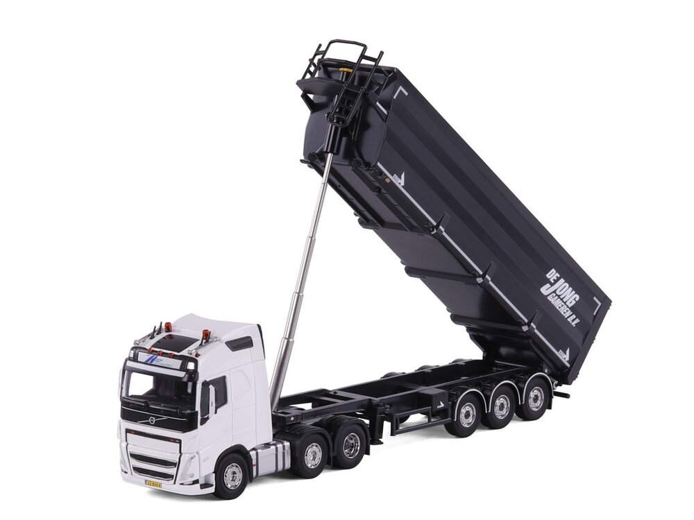 Cavallino Cavallino Volvo FH5 Glob. 6x2 met 3-as schroot kipper oplegger DE HOOP Wegtransport - DE JONG Gameren