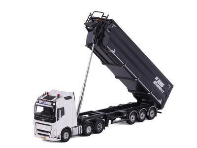 Cavallino Cavallino Volvo FH5 Glob. 6x2 with 3-axle tipper trailer DE HOOP Wegtransport - DE JONG Gameren