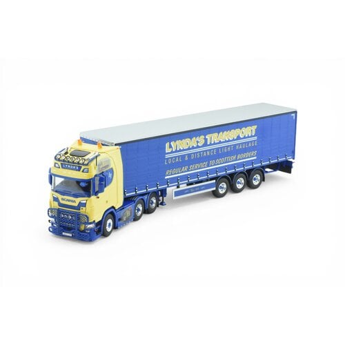 Tekno Tekno Scania Next Gen S met 3-assige schuifzeilenoplegger LYNDA'S TRANSPORT