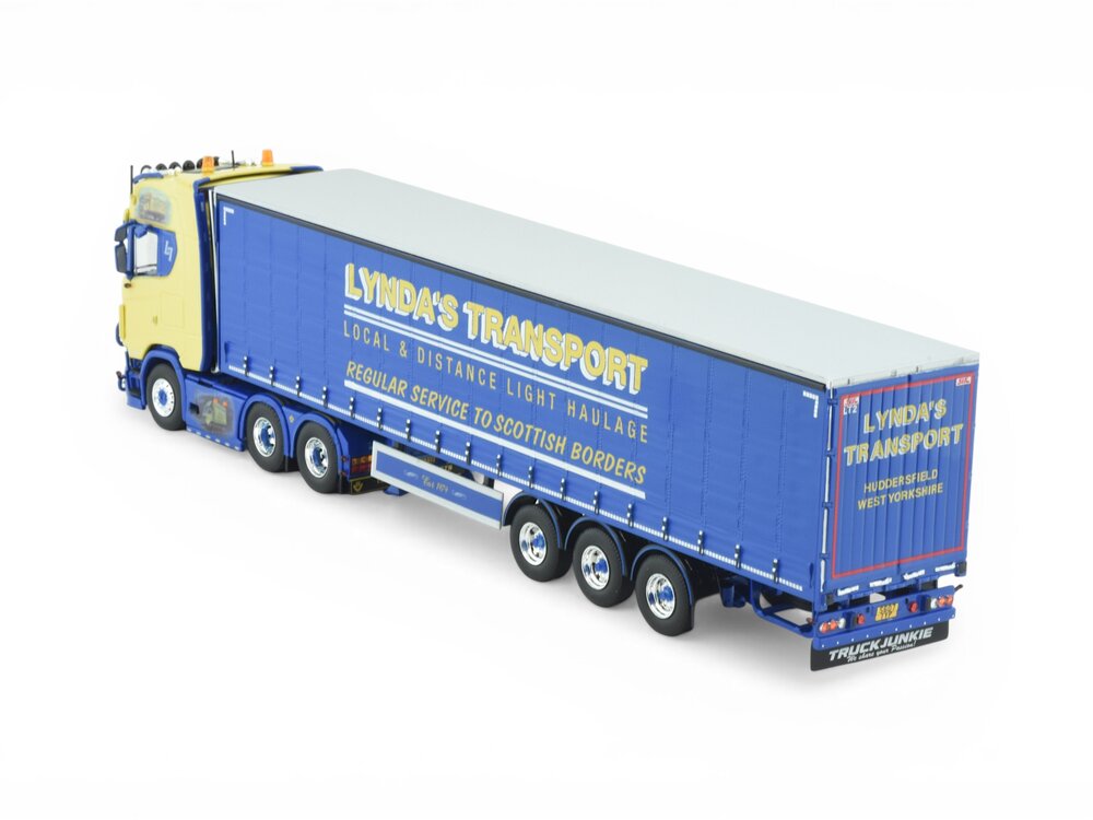 Tekno Tekno Scania Next Gen S met 3-assige schuifzeilenoplegger LYNDA'S TRANSPORT