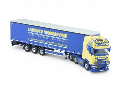 Tekno Tekno Scania Next Gen S with 3-axle curtainside trailer LYNDA'S TRANSPORT