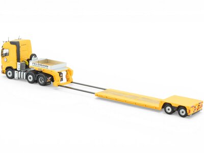 Tekno Tekno Volvo FH05 Globetrotter 6x2 met 2-assige dieplader FELDMANN