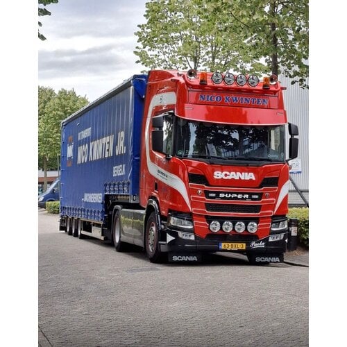 Tekno Tekno Scania NGR 4x2 Highline met 3-assige Meusburger trailer NICO KWINTEN