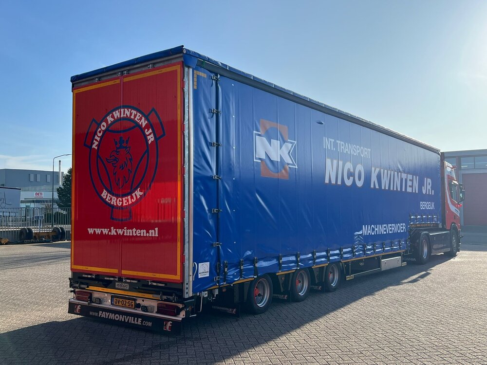 Tekno Tekno Scania NGR 4x2 Highline with 3-axle Meusburger trailer NICO KWINTEN