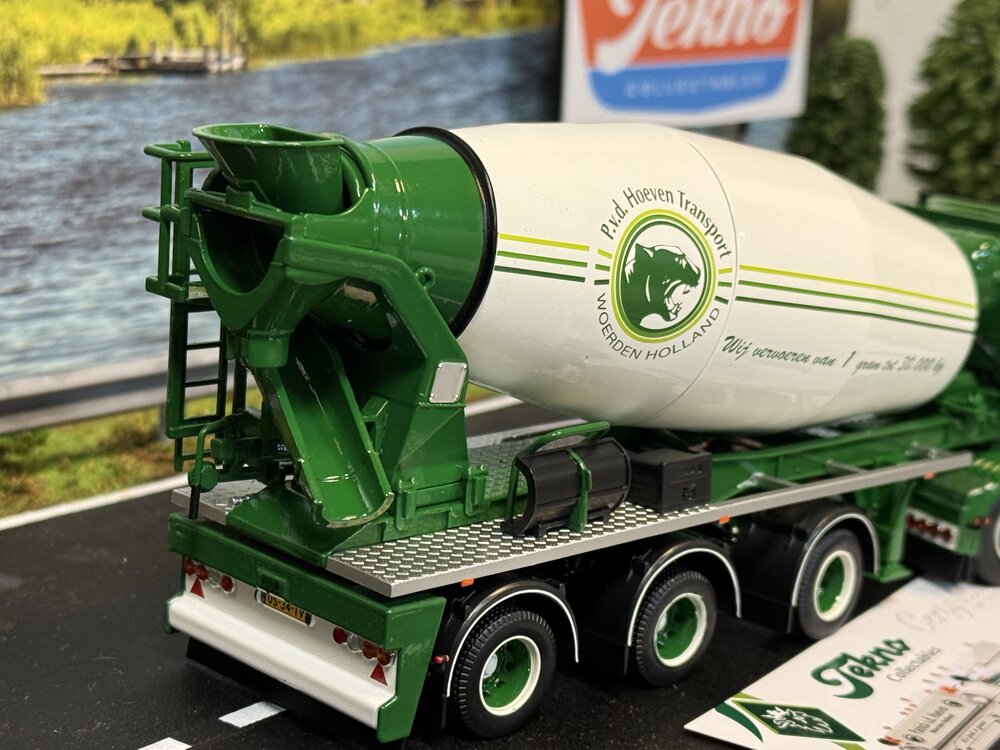 Tekno Scania Next Gen 530S with (new developed zamac) concrete mixer trailer PATRICK VAN DER HOEVEN