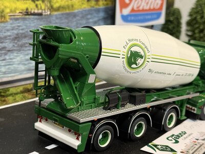 Tekno Scania Next Gen 530S with (new developed zamac) concrete mixer trailer PATRICK VAN DER HOEVEN