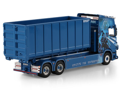WSI WSI Scania S Highline 6x2 motorwagen met haakarm systeem + 40m3 container MOLANDER