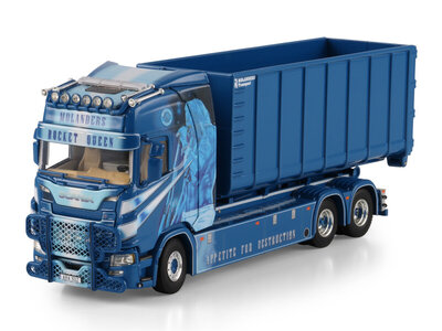 WSI WSI Scania S Highline  6x2 rigid truck hooklift system + 40m2 container MOLANDER