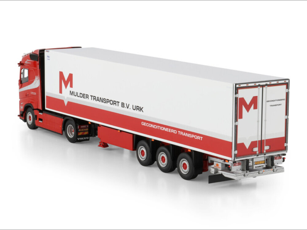 WSI WSI Volvo FH Aero Globetrotter  4x2 met 3-assige koeloplegger MULDER TRANSPORT