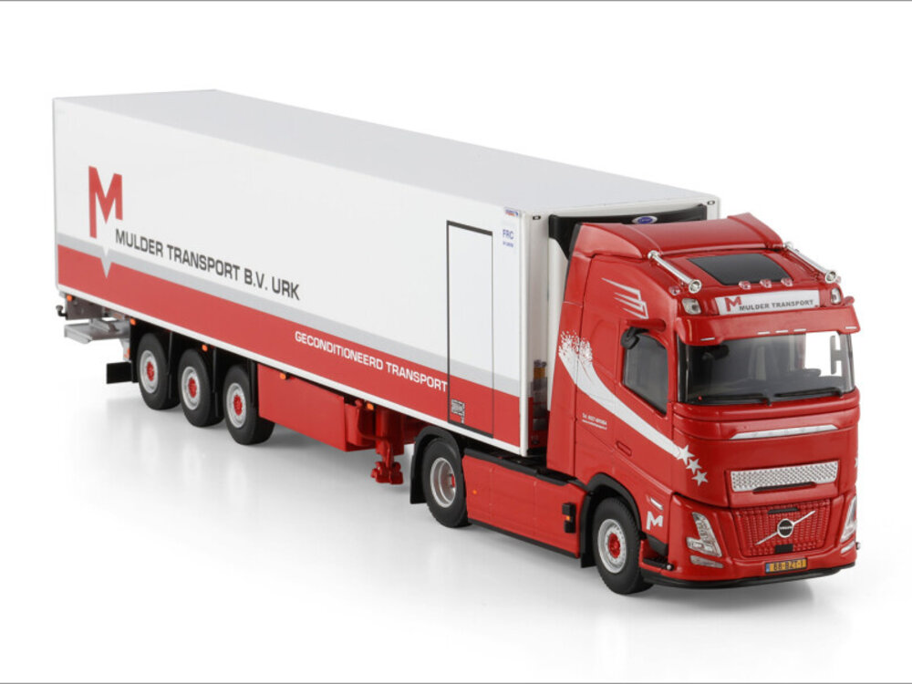 WSI WSI Volvo FH Aero Globetrotter  4x2 with 3-axle reefer trailer MULDER TRANSPORT
