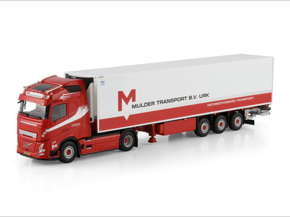 WSI WSI Volvo FH Aero Globetrotter  4x2 with 3-axle reefer trailer MULDER TRANSPORT