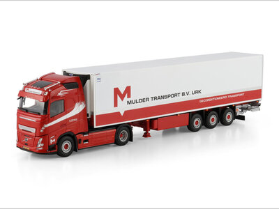 WSI WSI Volvo FH Aero Globetrotter  4x2 with 3-axle reefer trailer MULDER TRANSPORT