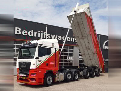 WSI WSI MAN TGX GM 6x2 met 3-as kipper oplegger JELLE BIJLSMA