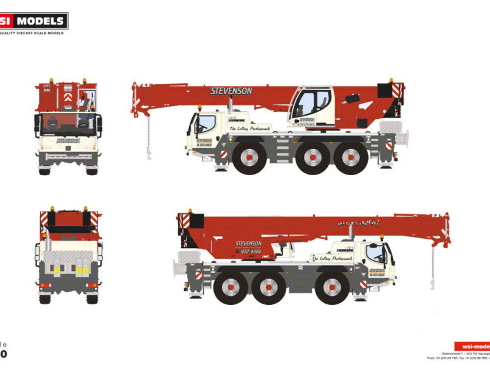WSI WSI Liebherr LTM 1050-3.1 Mobile crane STEVENSON