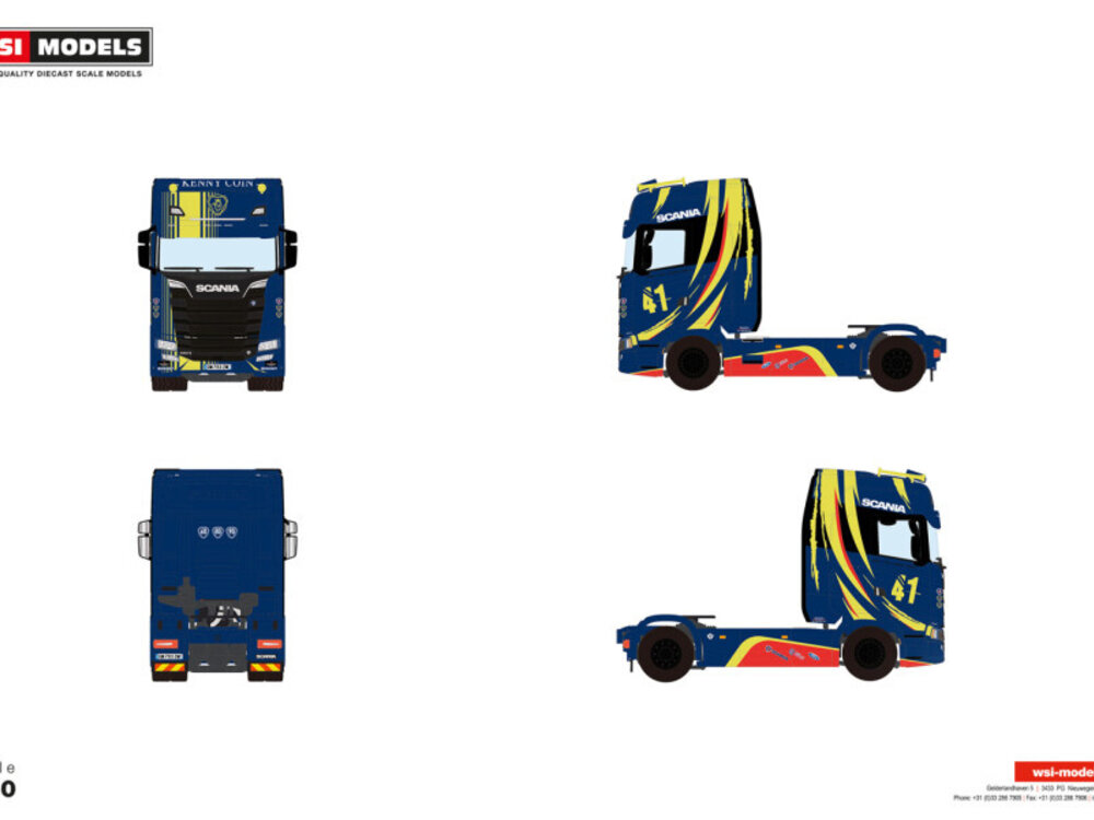 WSI WSI Scania S Highline 4x2 KENNY COIN LAMERA