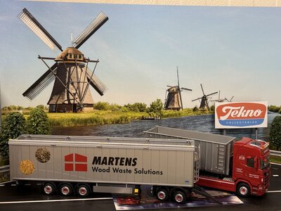 Tekno Tekno Scania Next Gen S-series hooklift  LZV combination MARTENS BV