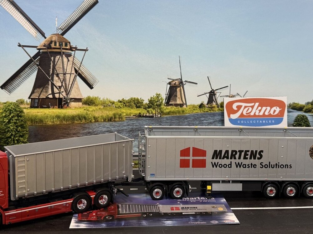 Tekno Tekno Scania Next Gen S-series hooklift  LZV combination MARTENS BV