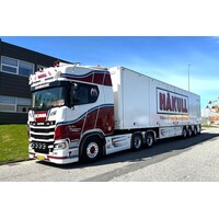 Tekno Scania NGS Highline 6x2 met 3-assige gesloten oplegger MORTEN CHRISTENSEN HÅKULL