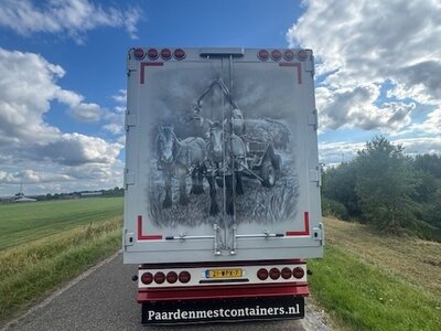 Tekno Tekno DAF XF met open bakken en laadkraan G & J VAN LEEUWEN