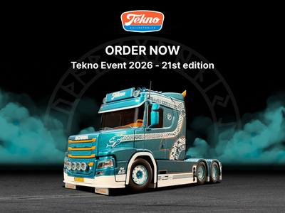 Tekno Tekno Scania Tuft-RT 6x2 sleepastrekker TEKNO EVENT 2026