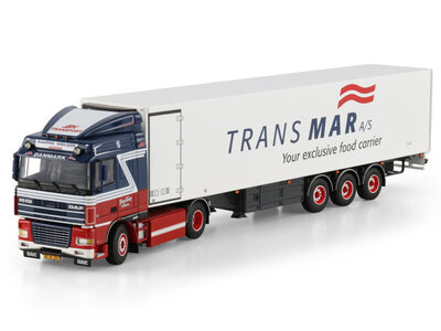 WSI WSI DAF XF95 Space cab  4x2 met 3-assige koeloplegger BJARNE NIELSEN