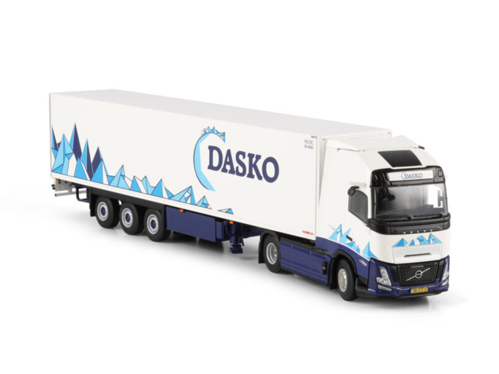 WSI WSI Volvo FH Aero Globetrotter  4x2 with 3-axle reefer trailer DASKO