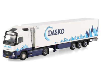 WSI WSI Volvo FH Aero Globetrotter  4x2 with 3-axle reefer trailer DASKO