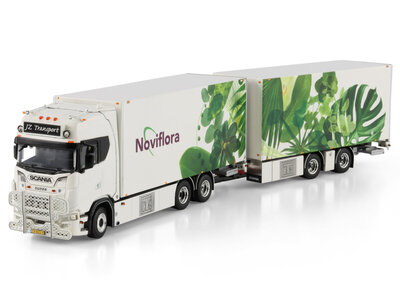 WSI WSI Scania S Highline 6x2 with 5-axle riged reefer truck with reefertrailer JZ TRANSPORT "NOVIFLORA"