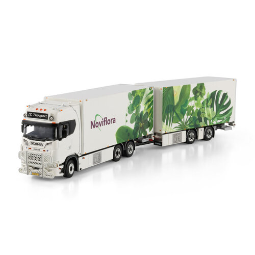 WSI WSI Scania S Highline 6x2 with 5-axle riged reefer truck with reefertrailer JZ TRANSPORT "NOVIFLORA"