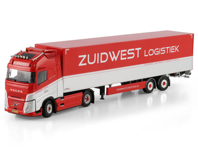 WSI WSI Volvo FH Aero Globetrotter XL 4x2 with 2-axle tridec box trailer ZUIDWEST LOGISTIEK