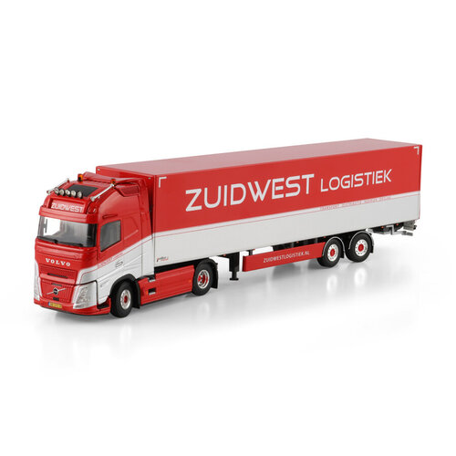 WSI WSI Volvo FH Aero Globetrotter XL 4x2 with 2-axle tridec box trailer ZUIDWEST LOGISTIEK