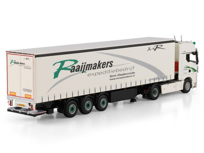 WSI WSI MAN TGX GX 4x2 met 3-assige schuifzeilen oplegger RAAIJMAKERS