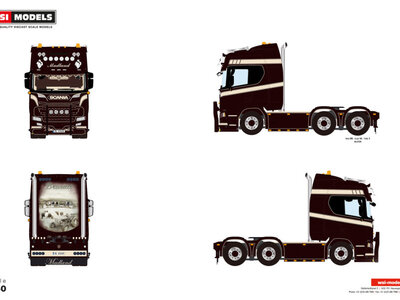 WSI WSI Scania R Highline 6x2 MADLAND