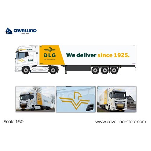 Cavallino Cavallino DAF XG+ met 3-as koeloplegger DLG LOGISTICS