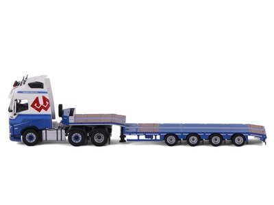 Cavallino Cavallino Volvo FH5 Globetrotter 6x2 with 4-axle semi-lowloader WESTDIJK