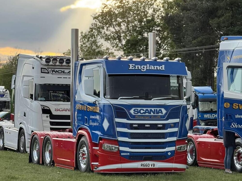 Tekno Tekno Scania Next Gen 660R with 3-axle tilt trailer STEVE SWAIN