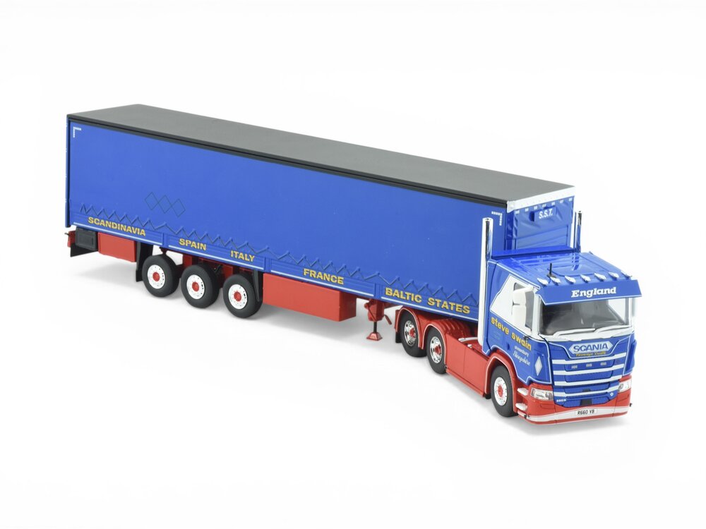 Tekno Tekno Scania Next Gen 660R met 3-assige huiftrailer STEVE SWAIN