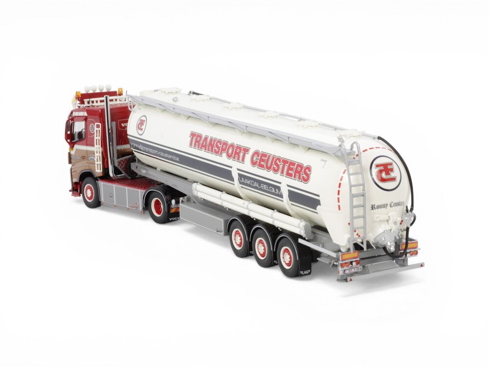 Tekno Tekno Volvo FH05 Low roof with 3-axle silo trailer RONNY CEUSTERS
