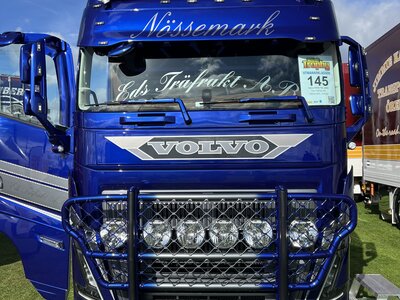 Tekno Tekno Volvo FH16 Globetrotter XL rigid truck with wood trailer EDS TRAFAKT