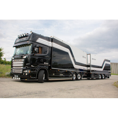 Tekno Tekno Scania R Streamline Topline Rigid truck with 2-axle trailer BEGHETTO