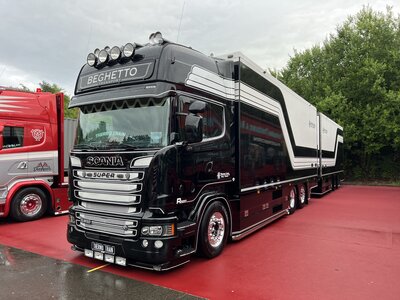 Tekno Tekno Scania R Streamline Topline Rigid truck with 2-axle trailer BEGHETTO